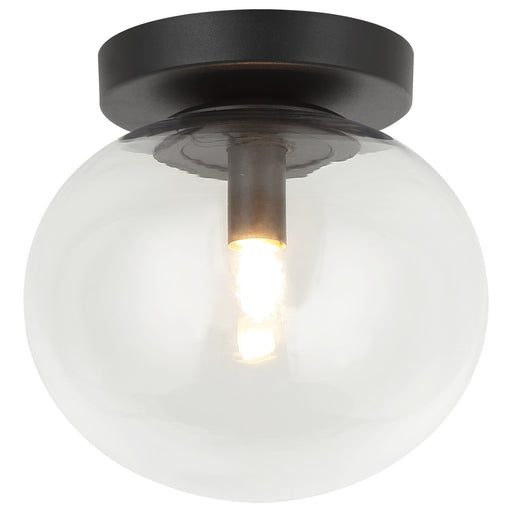 Bulbus 7" Flush Mount in Matte Black