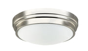 Fresh Colonial 2-Light Flush Mount in Brushed Nickel