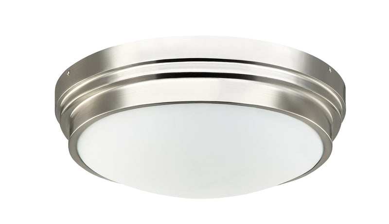 Fresh Colonial 2-Light Flush Mount in Brushed Nickel