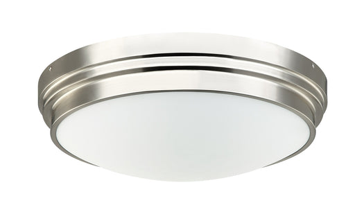 Fresh Colonial 3-Light Flush Mount in Brushed Nickel
