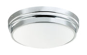 Fresh Colonial 3-Light Flush Mount in Chrome