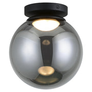 Boble 8" Flush Mount in Matte Black