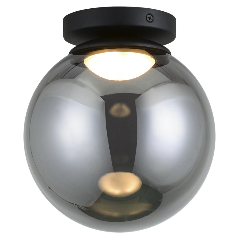 Boble 8" Flush Mount in Matte Black