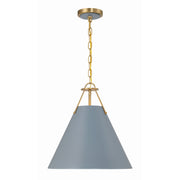 Xavier 3 Light 16" Pendant in Vibrant Gold