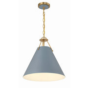 Xavier 3 Light 16" Pendant in Vibrant Gold