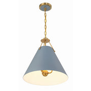 Xavier 3 Light 16" Pendant in Vibrant Gold
