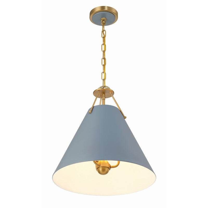 Xavier 3 Light 16" Pendant in Vibrant Gold