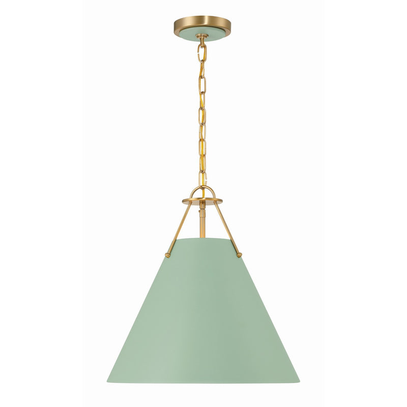Xavier 3 Light 16" Pendant in Vibrant Gold