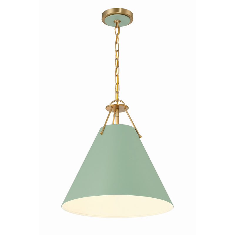 Xavier 3 Light 16" Pendant in Vibrant Gold