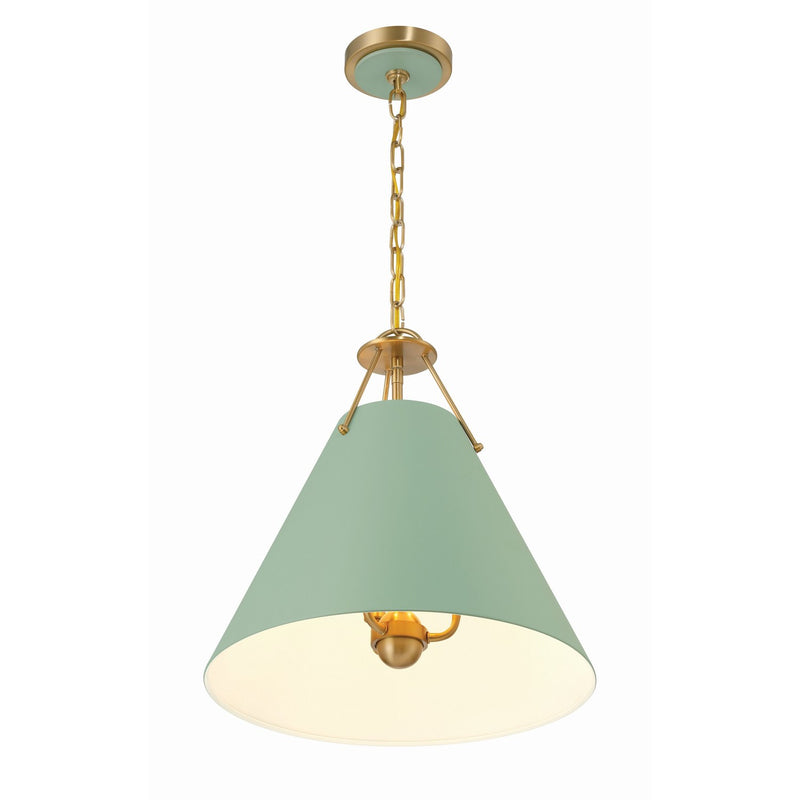 Xavier 3 Light 16" Pendant in Vibrant Gold