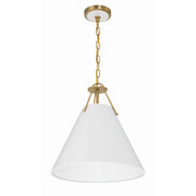 Xavier 3 Light 16" Pendant in Vibrant Gold