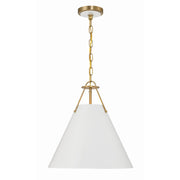 Xavier 3 Light 16" Pendant in Vibrant Gold