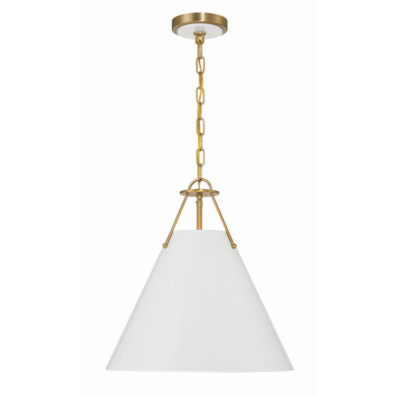 Xavier 3 Light 16" Pendant in Vibrant Gold