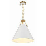 Xavier 3 Light 16" Pendant in Vibrant Gold
