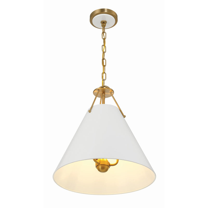 Xavier 3 Light 16" Pendant in Vibrant Gold