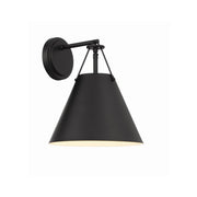Xavier 1 Light 10" Sconce in Matte Black