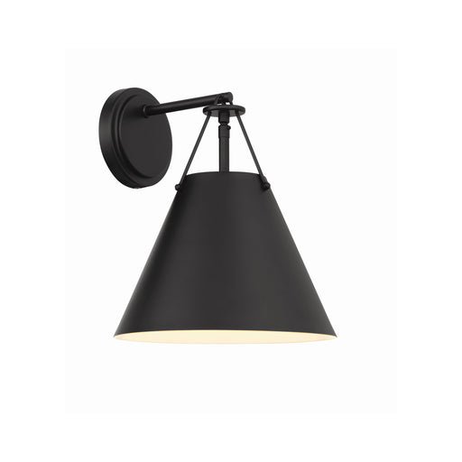 Xavier 1 Light 10" Sconce in Matte Black