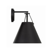 Xavier 1 Light 10" Sconce in Matte Black