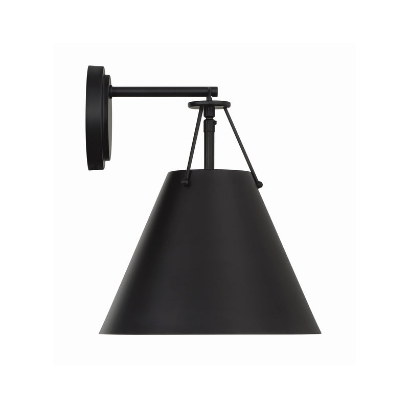 Xavier 1 Light 10" Sconce in Matte Black