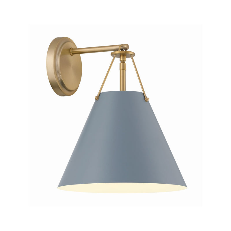 Xavier 1 Light 10" Sconce in Vibrant Gold