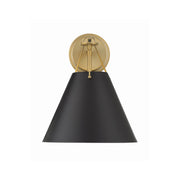 Xavier 1 Light 10" Sconce in Vibrant Gold