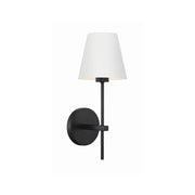 Xavier 1 Light 6" Sconce in Matte Black
