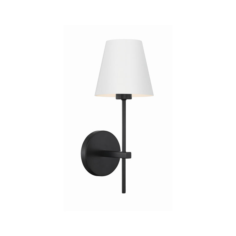 Xavier 1 Light 6" Sconce in Matte Black