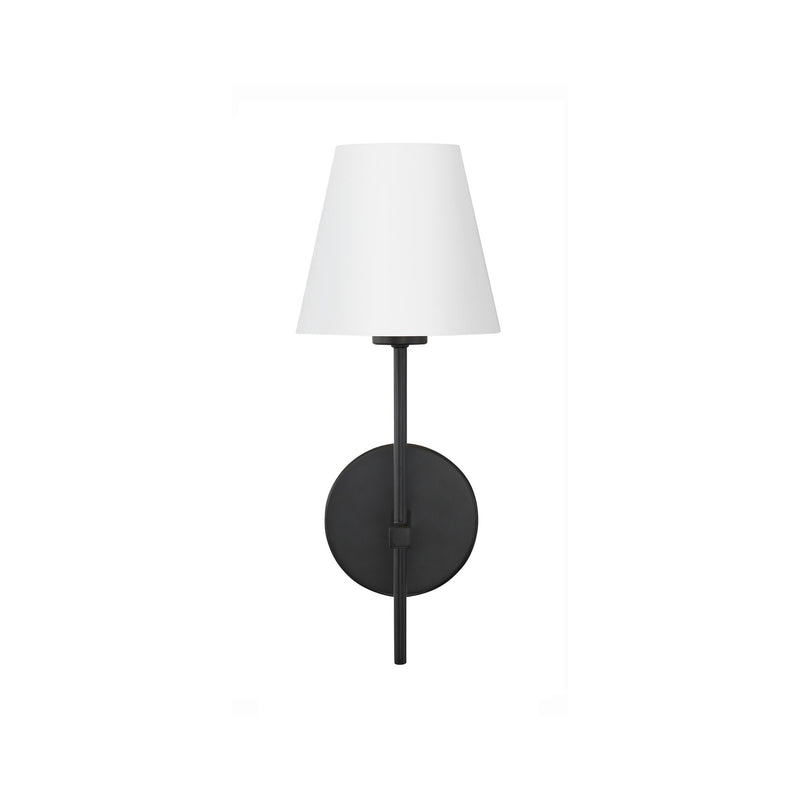 Xavier 1 Light 6" Sconce in Matte Black