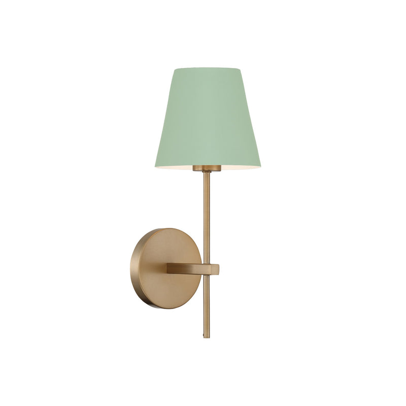Xavier 1 Light 6" Sconce in Vibrant Gold