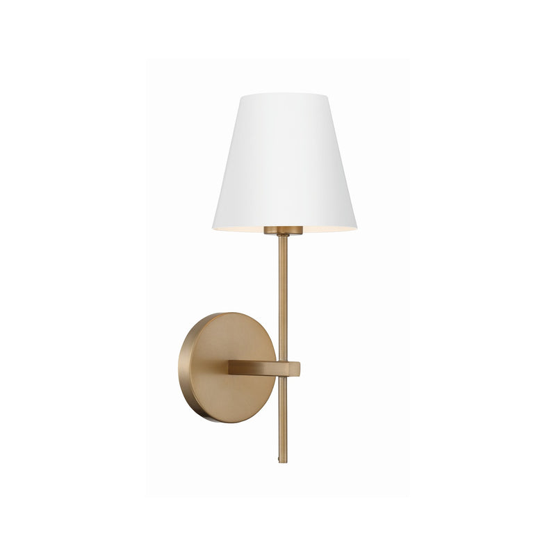 Xavier 1 Light 6" Sconce in Vibrant Gold