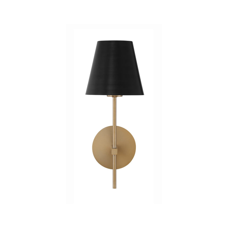 Xavier 1 Light 6" Sconce in Vibrant Gold