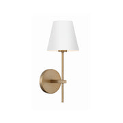 Xavier 1 Light 6" Sconce in Vibrant Gold