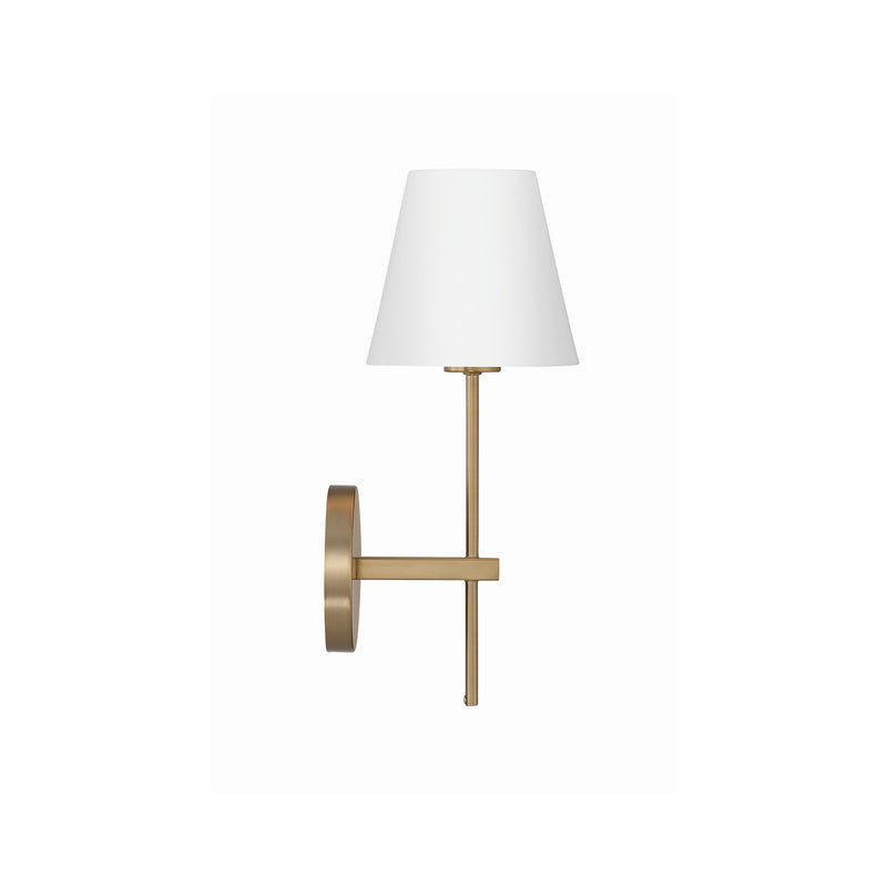 Xavier 1 Light 6" Sconce in Vibrant Gold