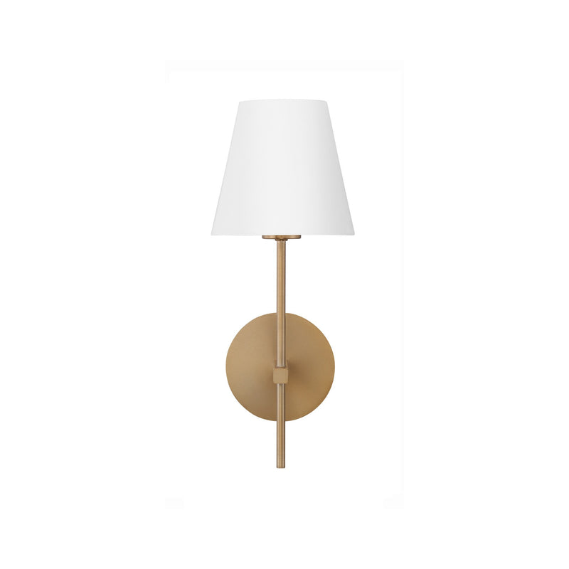Xavier 1 Light 6" Sconce in Vibrant Gold