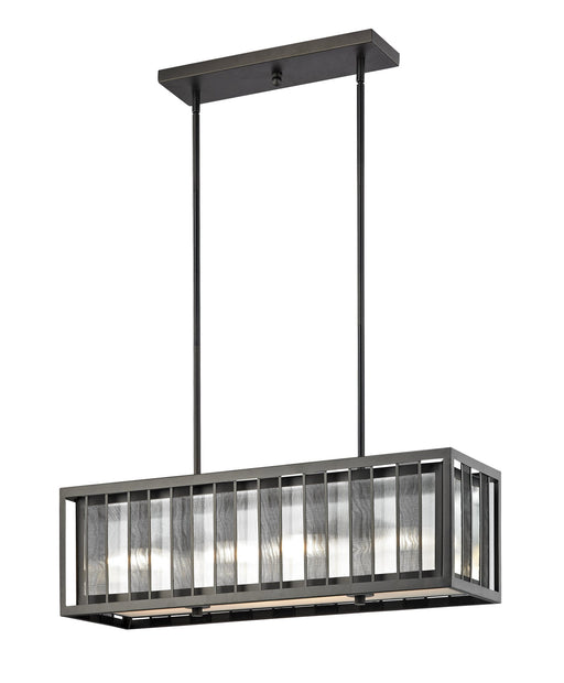 Meridional 4 Light 10" Pendant in Bronze