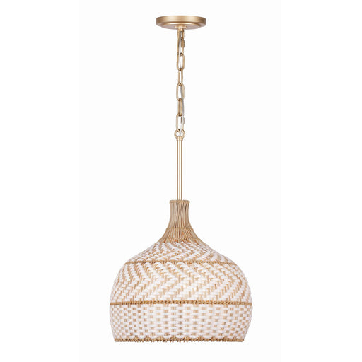 Zanzibar 3 Light 14" Pendant in Soft Gold
