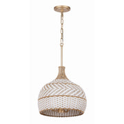 Zanzibar 3 Light 14" Pendant in Soft Gold