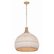 Zanzibar 5 Light 21" Pendant in Soft Gold