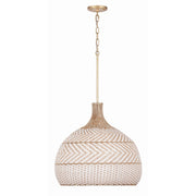 Zanzibar 5 Light 21" Pendant in Soft Gold