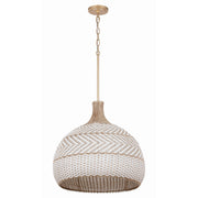 Zanzibar 5 Light 21" Pendant in Soft Gold
