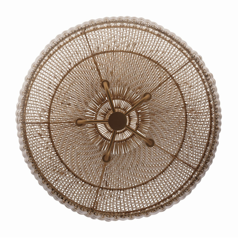 Zanzibar 5 Light 21" Pendant in Soft Gold