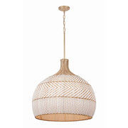 Zanzibar 6 Light 26" Pendant in Soft Gold