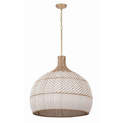 Zanzibar 6 Light 26" Pendant in Soft Gold