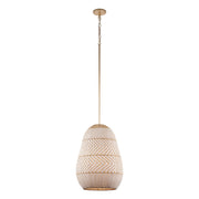 Zanzibar 3 Light 16" Pendant in Soft Gold
