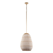 Zanzibar 3 Light 16" Pendant in Soft Gold