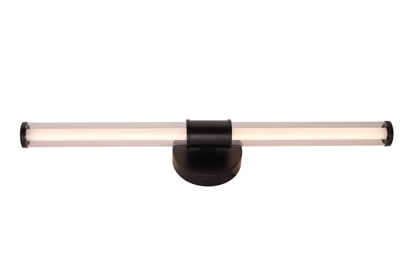Contrast 1 Light 24" LED Vanity in Flat Black