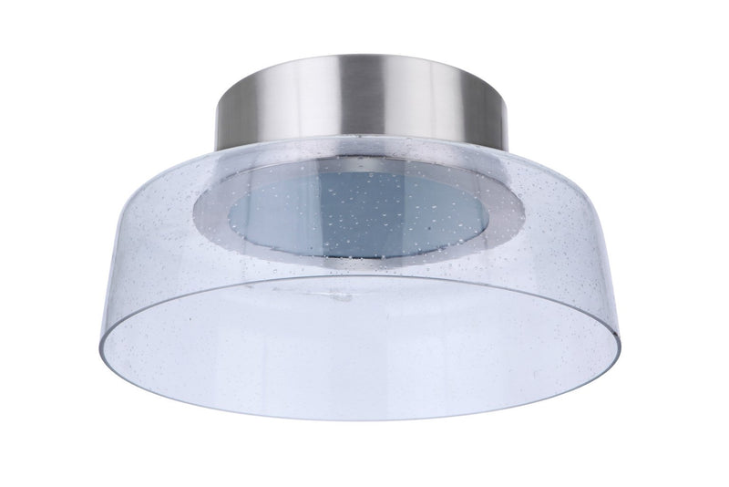 Centric 10.5" LED Flushmount in Brushed Polished Nickel