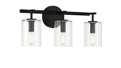 Hailie 3 Light 19.63" Vanity in Flat Black