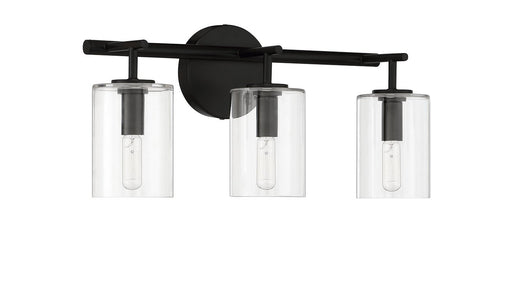 Hailie 3 Light 19.63" Vanity in Flat Black