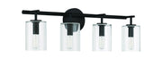 Hailie 4 Light 27.5" Vanity in Flat Black